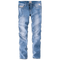 Light Blue Men Jeans Transparent