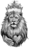 Lion Tattoo PNG Clipart