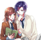 Love Anime Couple PNG Image