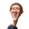 Mark Zuckerberg Transparent