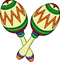 Mexican Maracas PNG File Download Free