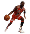 Michael Jordan Basketball Player PNG HD Image