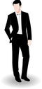 Model Man In Suit PNG Clipart