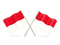 Monaco Flag Transparent