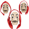 Money Heist Mask PNG Clipart