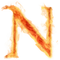 N Letter Transparent Image