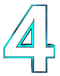 Numbers Metallic PNG Image