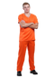 Orange Costume Prisoner PNG Picture