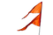 Orange Flag PNG High Quality Image