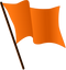 Orange Flag Transparent