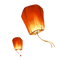 Paper Sky Lantern PNG Image