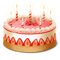 Pink Cake PNG Free Image