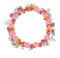 Pink Flower Wreath PNG