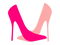 Pink High Heel Shoes PNG Image