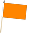 Plain Orange Flag PNG Clipart