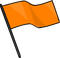 Plain Orange Flag