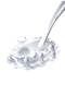 Pouring Milk Splash Transparent