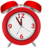 Red Alarm Clock PNG Free Download