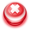 Red Close Button PNG Image