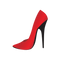 Red Heels PNG High Quality Image