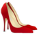 Red High Heel Shoes PNG Free Download