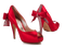 Red High Heel Shoes PNG Images