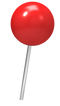 Red Pin PNG Picture