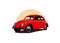 Red Retro Car PNG Picture