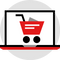 Red Shopping Cart PNG Free Image