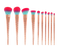 Rose Gold Makeup Brush PNG