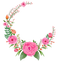 Round Flower Frame PNG Picture