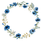 Round Flower Frame