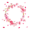 Round Flower Wreath PNG High Quality Image