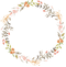 Round Flower Wreath PNG Image HD