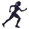 Running Silhouette Download Free PNG