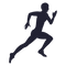 Running Silhouette Transparent Free PNG