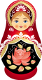 Russian Matryoshka Doll PNG File