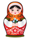 Russian Matryoshka Doll PNG HD Image