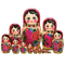 Russian Matryoshka Doll Transparent