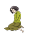 Sad Girl Transparent