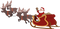 Santa Claus Sleigh PNG Picture