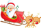 Santa Sleigh PNG High Quality Image