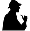 Sherlock Holmes Silhouette PNG Clipart Background