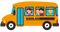 Side View School Bus PNG HD Image