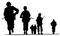 Silhouette Army PNG Clipart