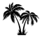 Silhouette Coconut Tree Transparent