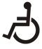 Silhouette Disabled PNG