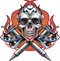 Skull Tattoo PNG Image