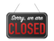 Sorry We Are Closed PNG Image