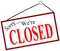 Sorry We Are Closed Transparent